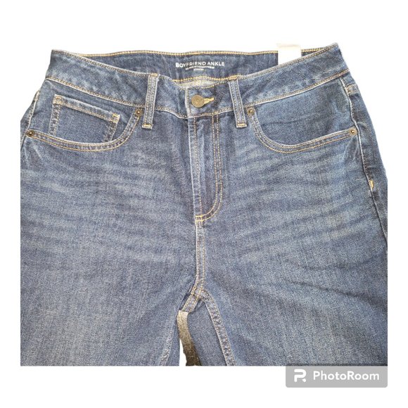 CT688 Chico's Boyfriend Ankle Blue Jean 4T - Picture 3 of 6